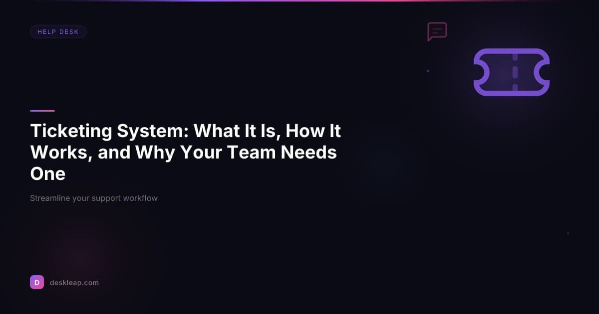Ticketing System: What It Is, How It Works, and Why Your Team Needs One